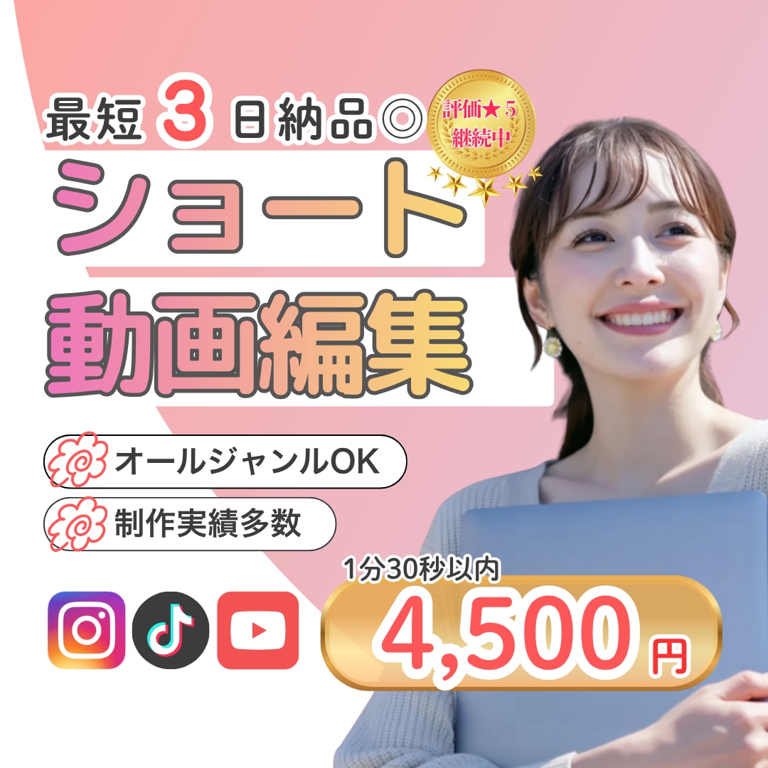 最短３日◎実績多数！リール・ショート動画編集します 視聴維持率UP！最後まで見られる動画に仕上げます｜丁寧対応◎ イメージ1