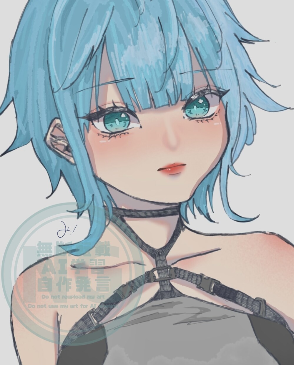 絵を描きます 中性的な美少年・美少女、クールな雰囲気のイラストが得意 イメージ6