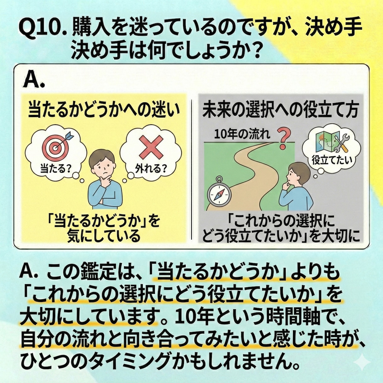 前世とカルマを翻訳し10年の流れを読み解きます 人生の節目で読み返せる、10年分の指針をまとめた鑑定書 イメージ3