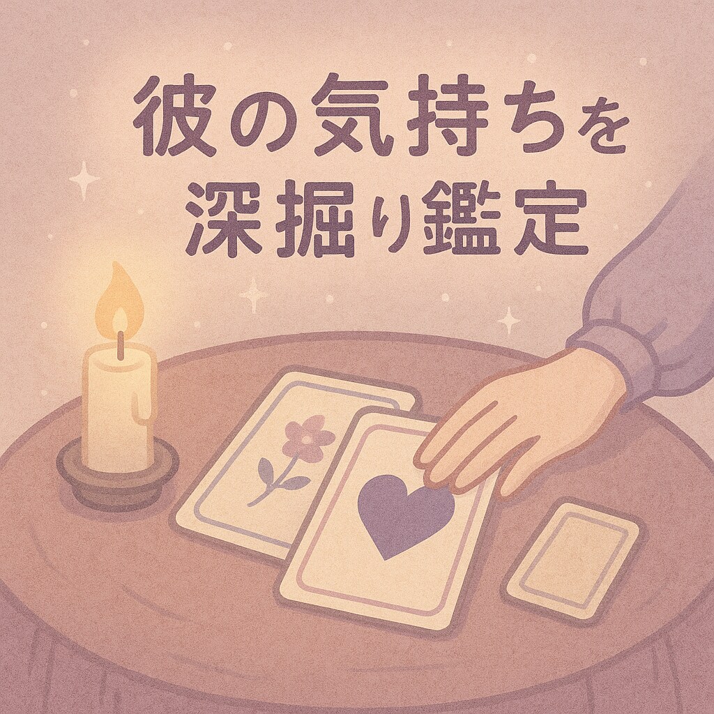 恋人がいる方向け 彼との未来、心を込めて占います 今の関係を深めたいあなたへ、心を込めて イメージ1