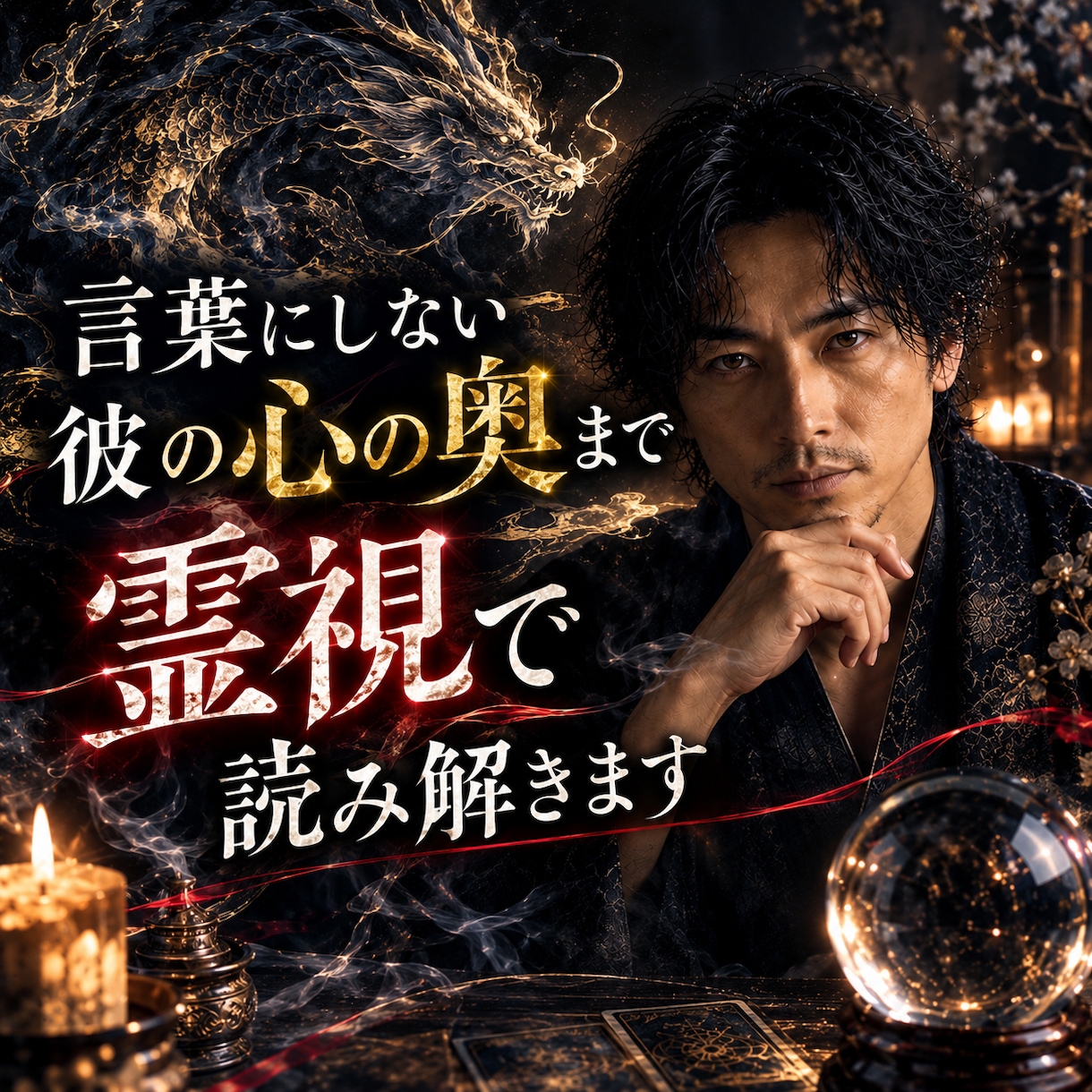 彼の本音と隠された真実を霊視で解き明かします 言葉にしない彼の心の奥まで霊視で読み解きます イメージ1