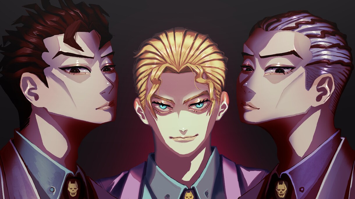 版権、創作アイコン1枚絵キャラクターデザインします アンダーグラウンドで重厚感のあるイラスト イメージ3