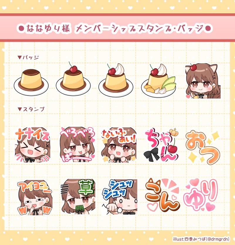 配信スタンプ・バッジやlineスタンプを制作します デフォルメイラストで制作！アニメーションもご対応可能です イメージ3