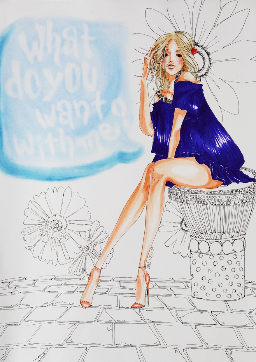 女性向けファッションピープル描きます 雑誌、広告、web挿絵やメインイラスト、個人受注も承ります。 イメージ2
