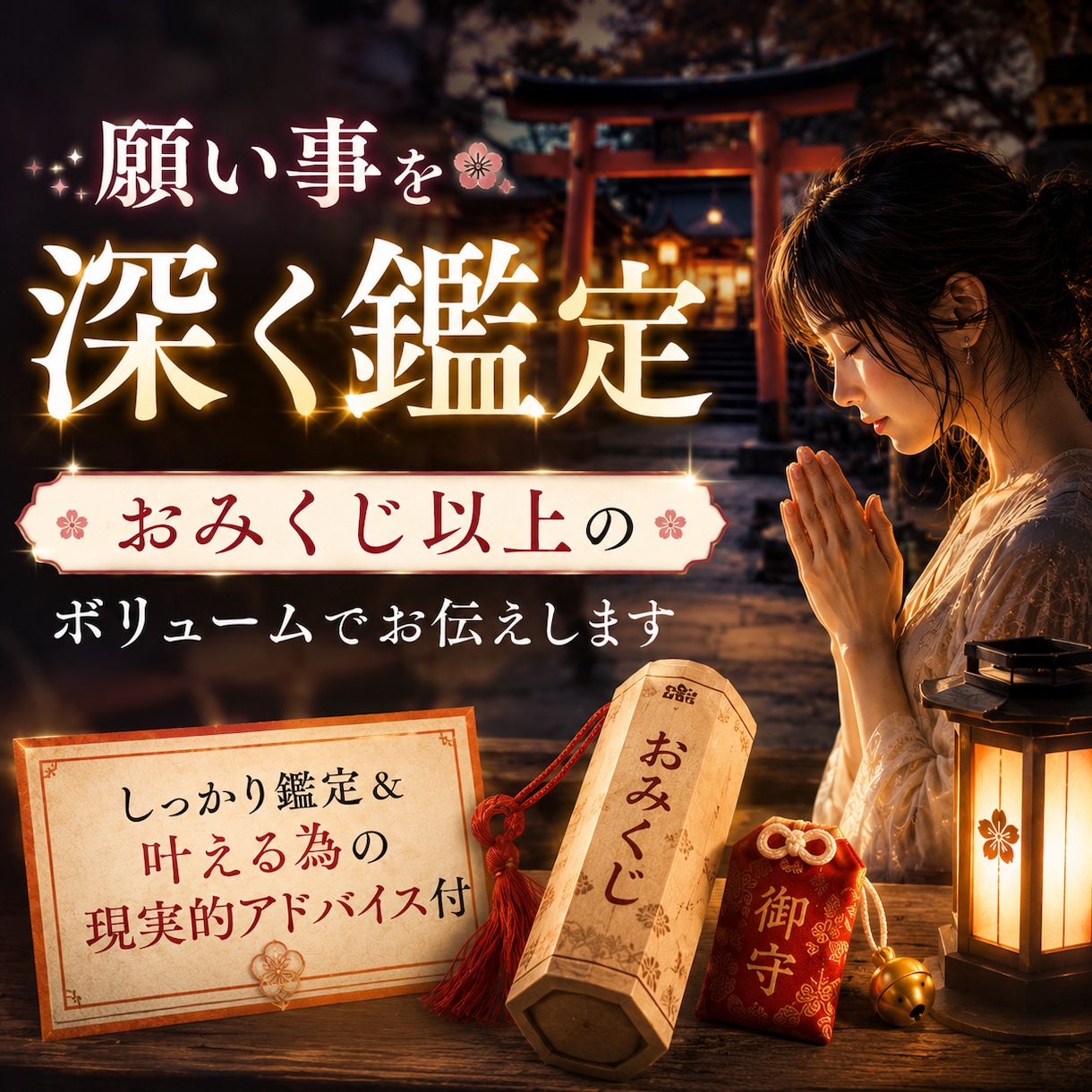 願い事鑑定❉おみくじ以上のボリュームでお伝えします しっかり鑑定＆叶える為の現実的アドバイス付（臨床心理学学士） イメージ1