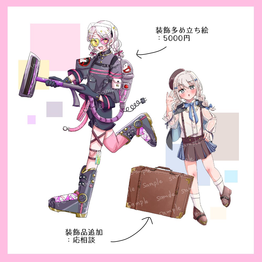 立ち絵を描きます 女性や少年少女キャラが得意です イメージ3