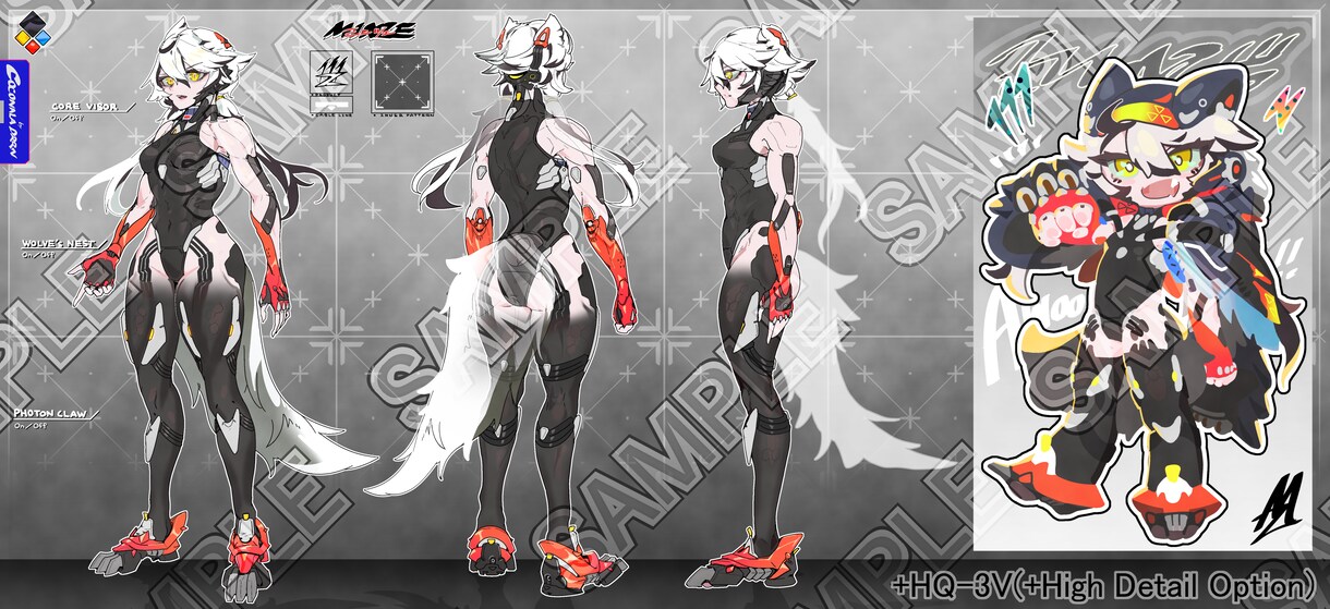 キャラクターの深堀をしたデザインをします ご依頼に対して精度の高いキャラクターデザイン、綿密なやり取り イメージ6