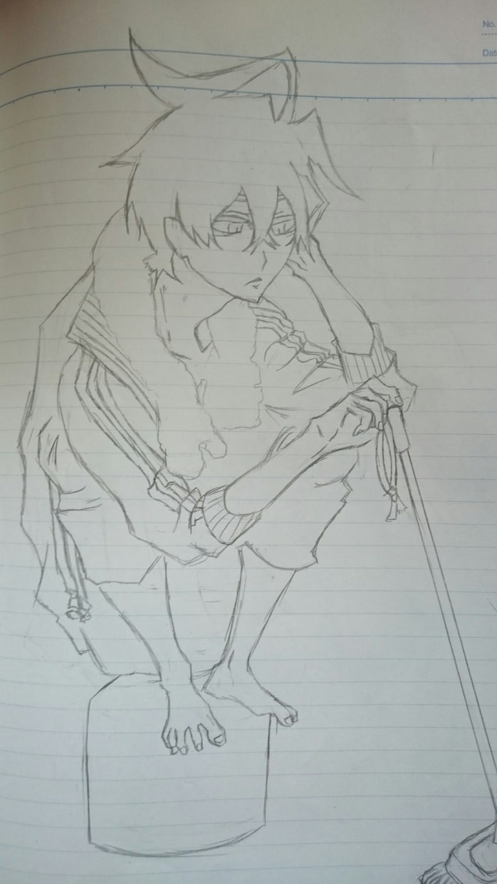 アナログで好きなアニメキャラを描きます 貴方が欲しいと思ったアニメキャラをイメージ通りに イメージ2