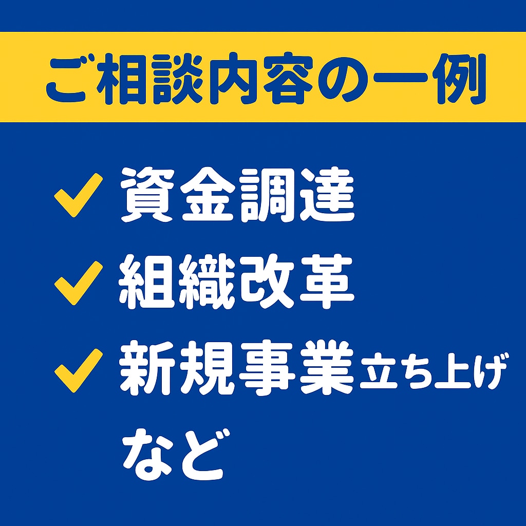 経営者限定【資金調達・経営戦略】をアドバイスします 4,000社を支援した元銀行員が、経営課題に打開策を描きます イメージ2
