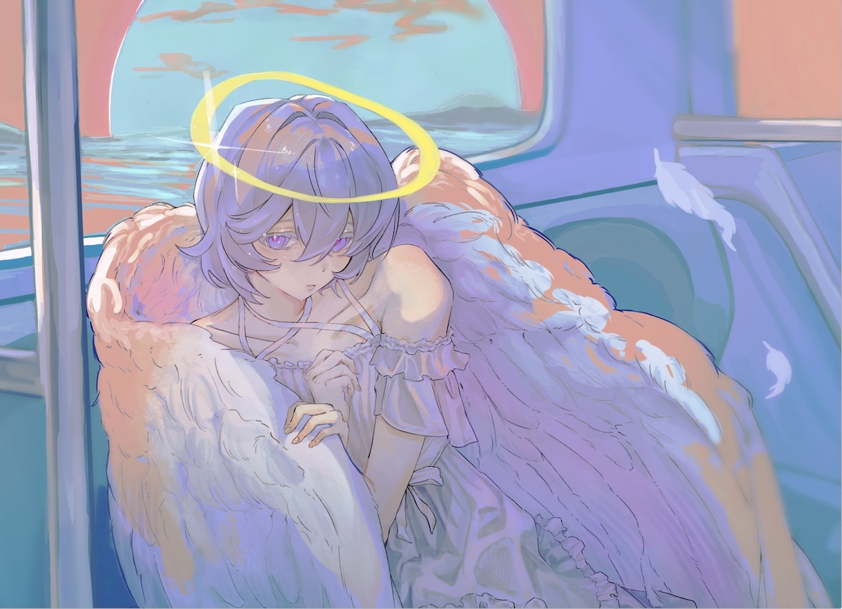 儚い女の子、男の子描きます キャラデザイン、イラストご希望に沿ってイラスト作成いたします イメージ1