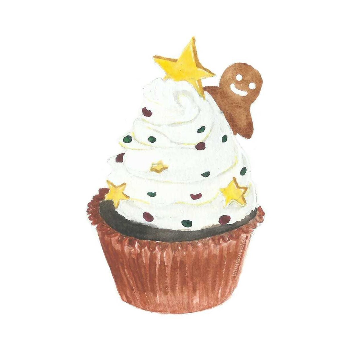 食べ物水彩でイラスト描きます メニューでオススメデザート　飲み物　OK イメージ4