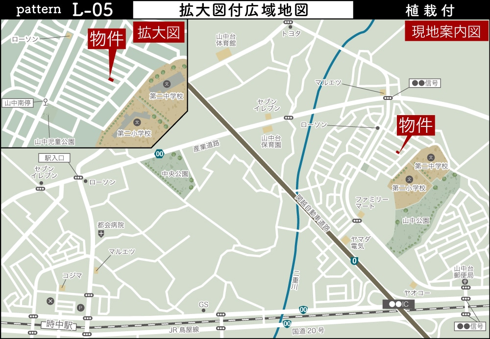 即日納品も可能！2000円から地図を作ります 簡易からデザイン地図までご要望にあった地図を2日で作成します イメージ8