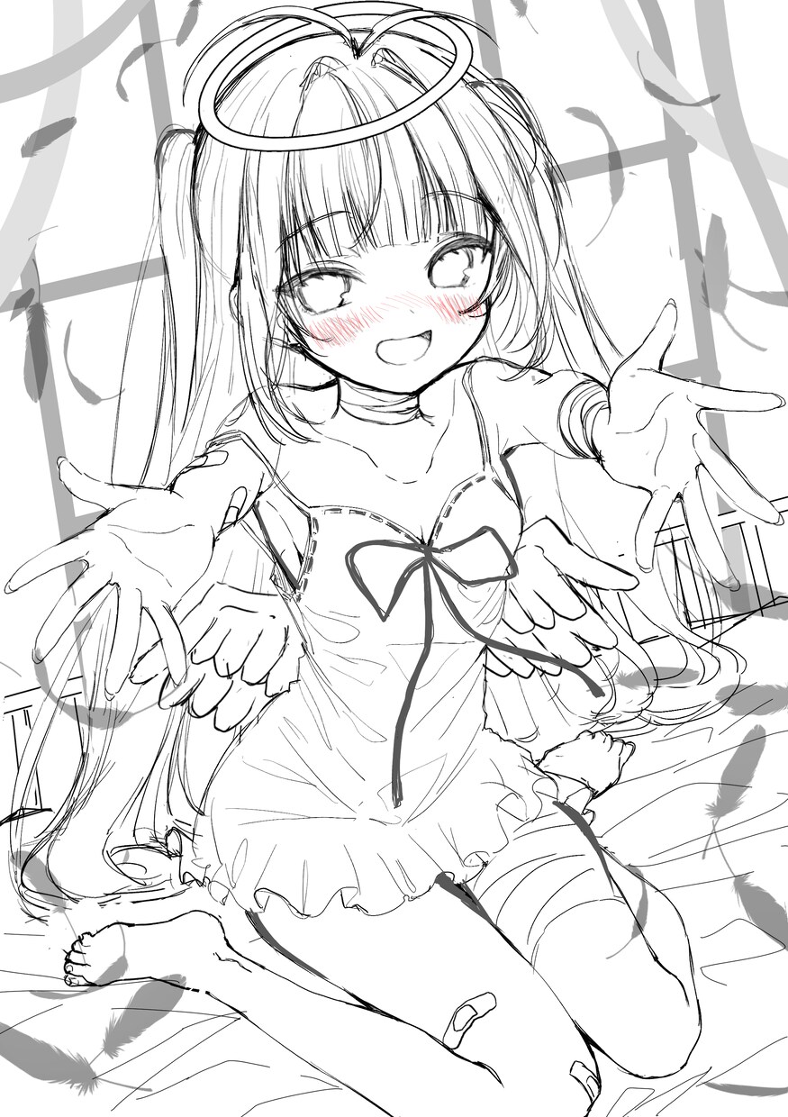 キラキラして繊細で透明感のあるラフ画描きます ラフ画でも絵力がたっぷりです！ イメージ8