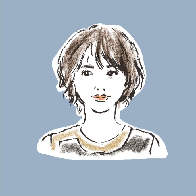 ファッション誌風似顔絵＊鉛筆でおしゃれに仕上げます 〇SNS、ポストカード、プレゼントなどに。 イメージ3