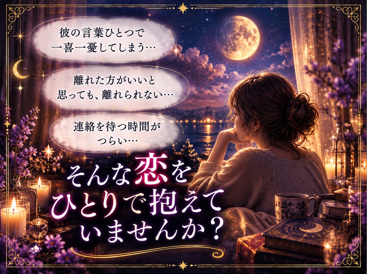 複雑恋愛♡誰にも言えない2人の関係を読み解きます 既婚者との恋・曖昧な関係｜惹かれる理由と今必要なメッセージ イメージ2