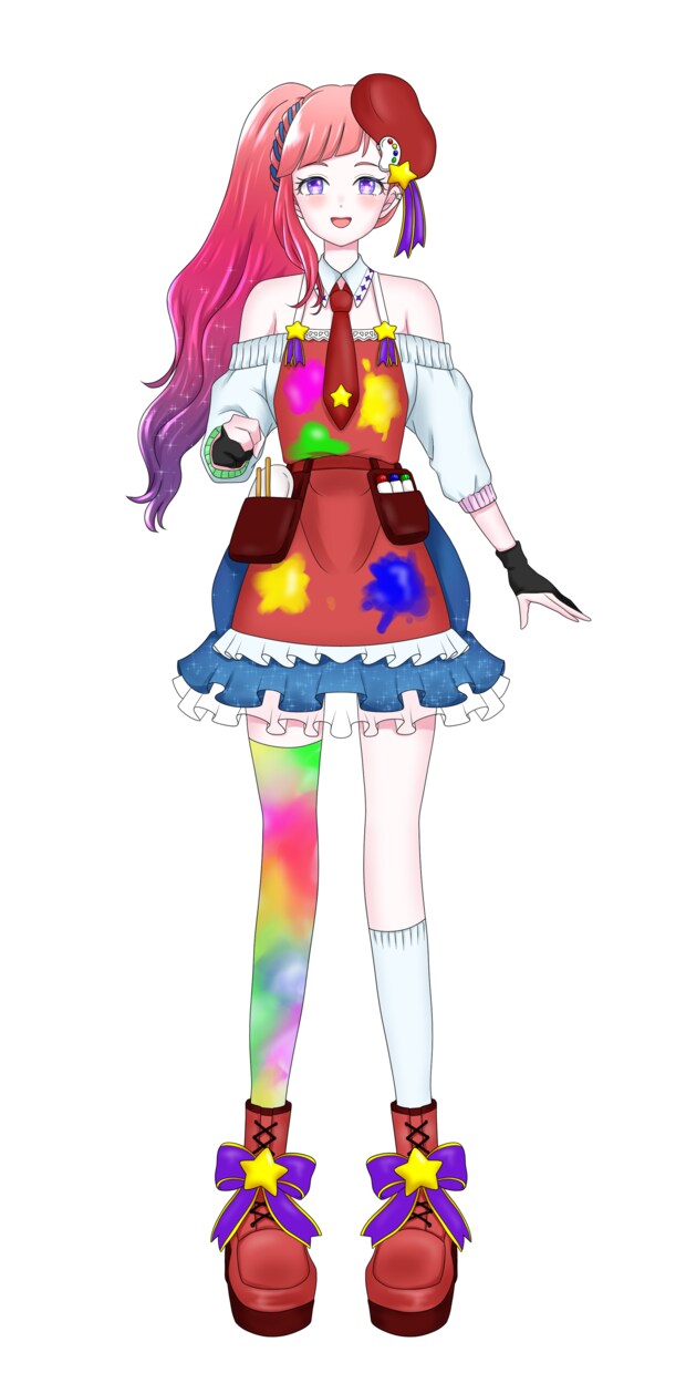 Vtuber作成いたします Vtuber用のキャラデザ～モデリングまで一括対応可能です イメージ3