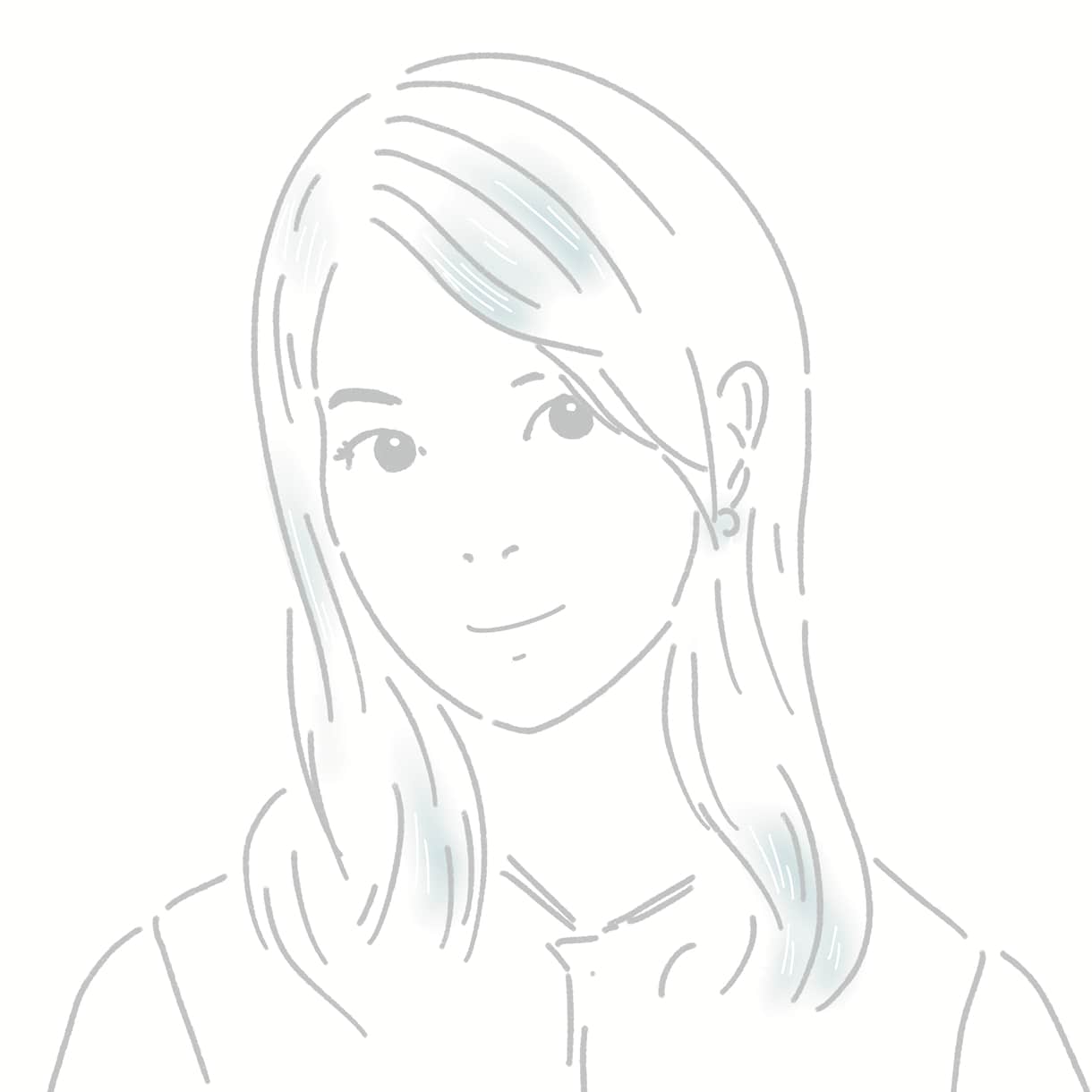 写真からゆるーい似顔絵をかきます あなたのお顔をアイコンに。恥ずかしくない薄さで。 イメージ10