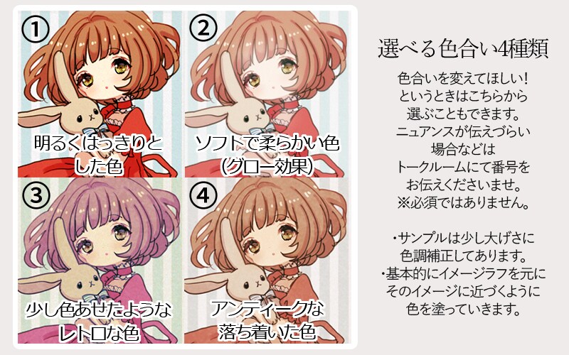 デフォルメアイコンお描きします ご相談からお気軽にどうぞ！オリジナルや版権もOKです！ イメージ3