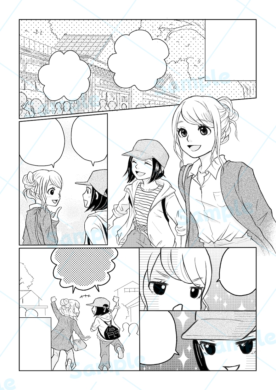 元プロ漫画家◆本格モノクロ・カラー漫画を制作します 女性漫画・少女漫画風に執筆！個人鑑賞や同人誌に◎ イメージ7