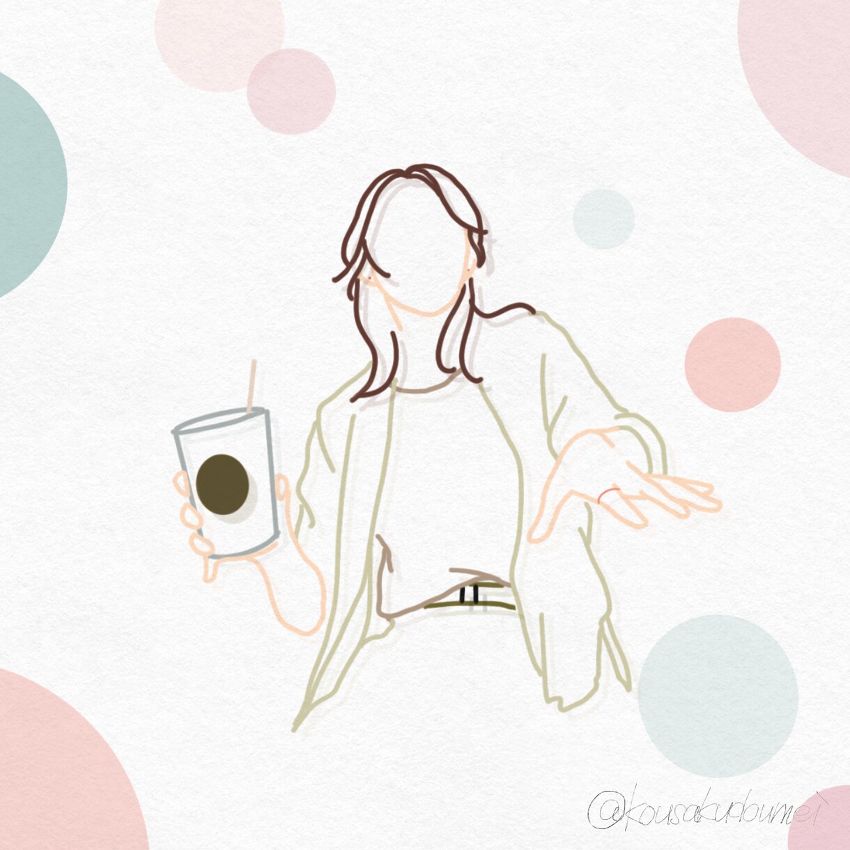 お写真からお顔のないゆるイラスト！お作りします 画質問わず！思い出のお写真をイラストにします♪ イメージ6