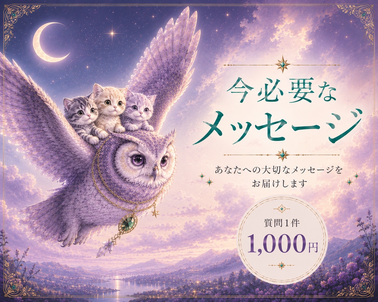 今必要なメッセージを占います 今のあなたへ、やさしいメッセージをお届けします イメージ1
