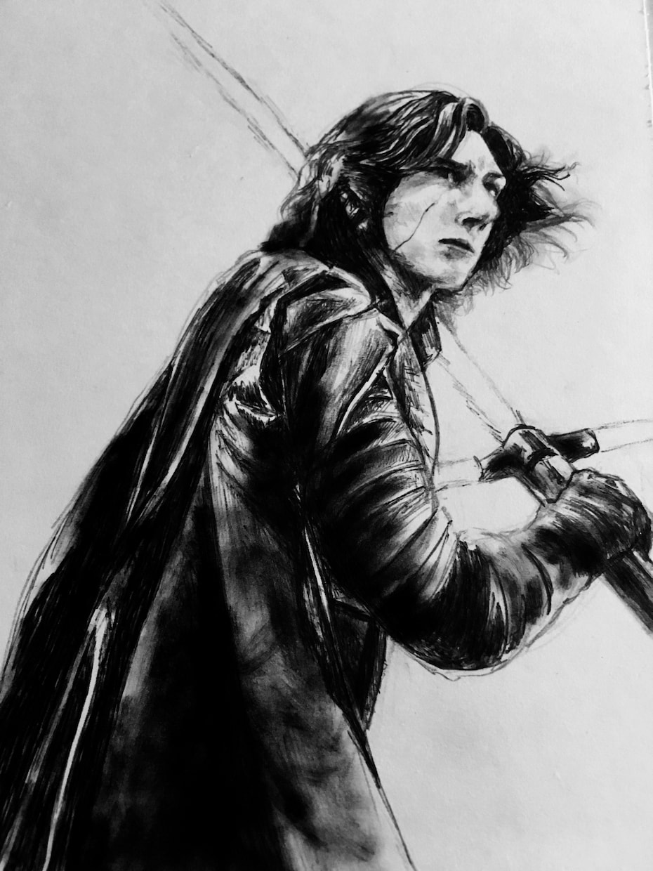 写真からデッサン風のリアルなイラストを描きます リアルな鉛筆絵！原画郵送も可能です！ イメージ2