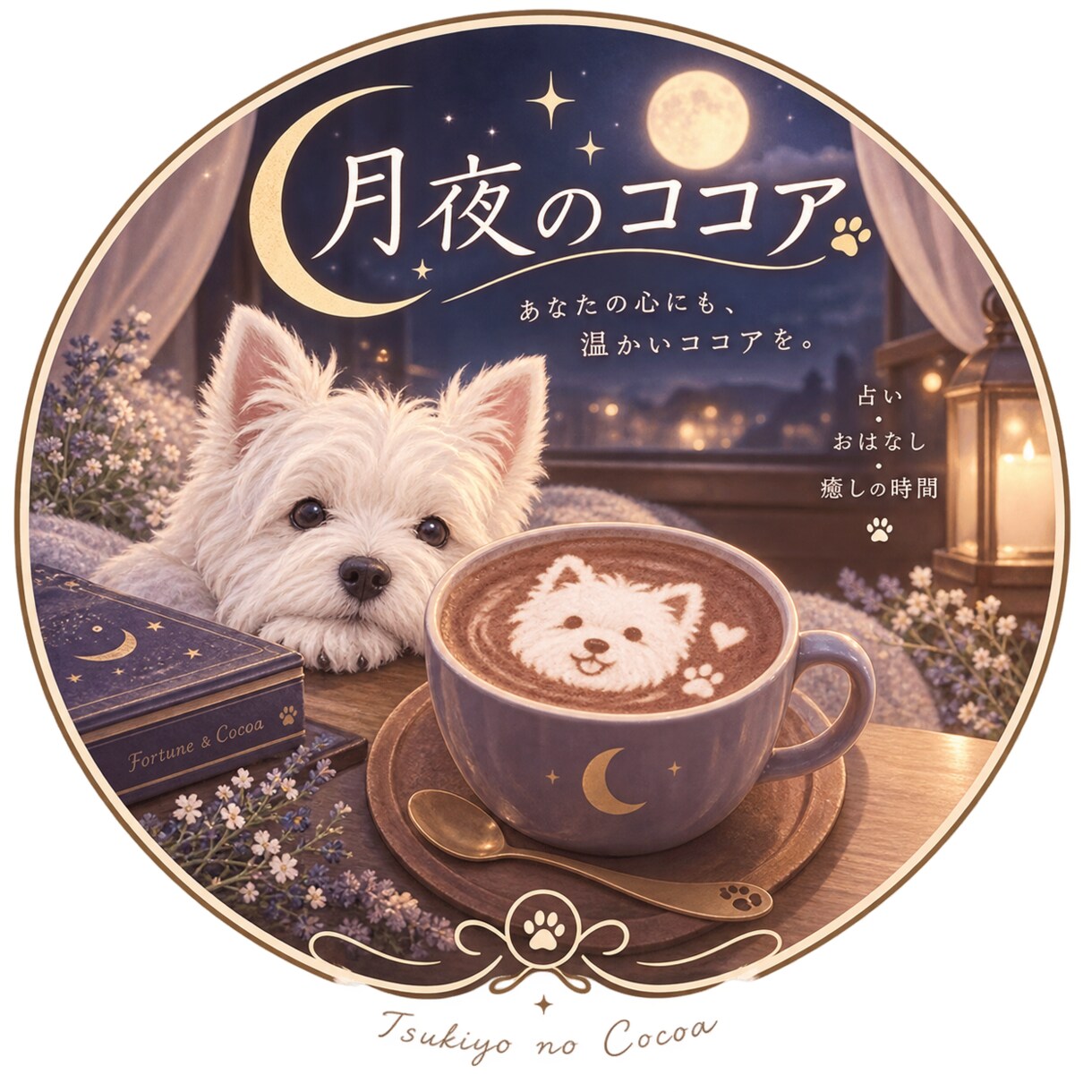 数秘術と星座とお話でお悩みを読み解きます 悩んだ夜に心が少し温まる時間をあなたの心にも温かいココアを イメージ1
