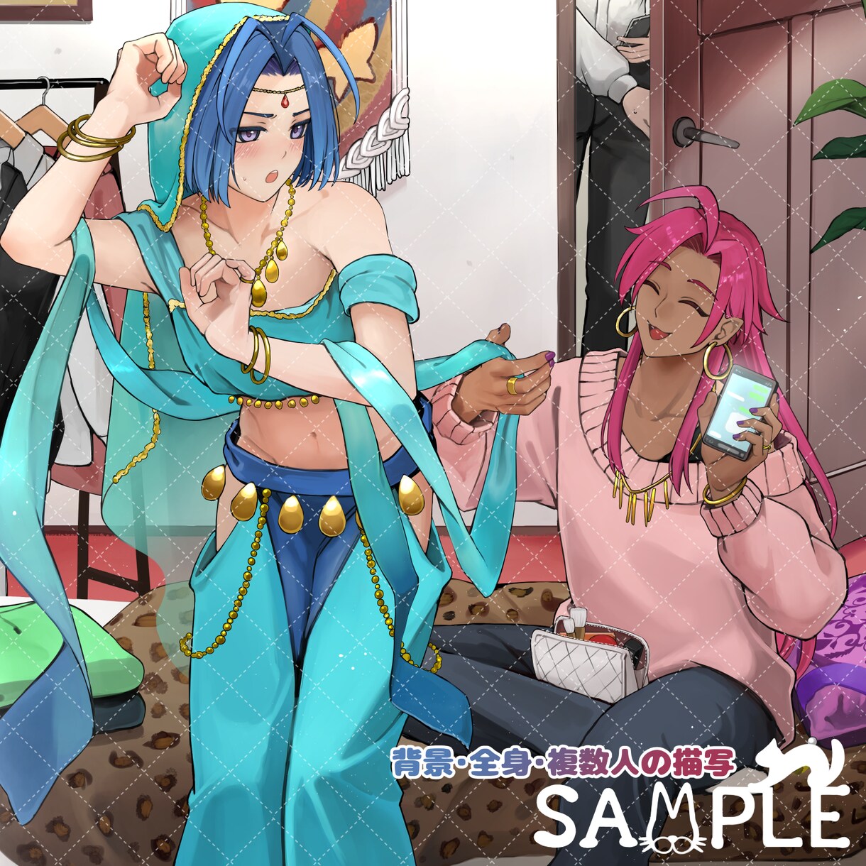 商用可！記念絵やグッズ/創作キャラ等描きます ☆サムネや歌ってみた、アクスタ等の幅広い用途でお使いください イメージ4