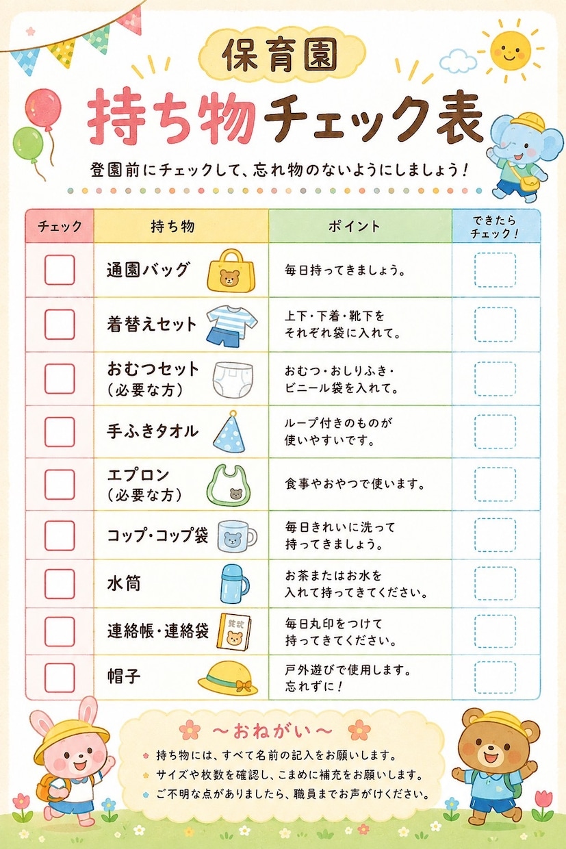 現役主任・元園長が保育園のおたよりを作成します 保育現場を知る現役主任・元園長が文章作成をサポート イメージ7
