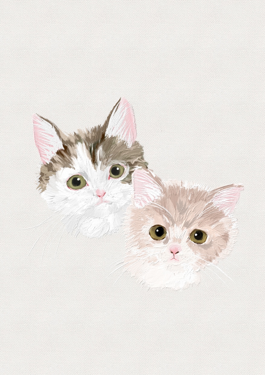 油絵タッチでリアルな犬猫ちゃんのイラスト描きます 愛猫･愛犬を絵画化してみませんか？グッズ用のイラストにも◎ イメージ2