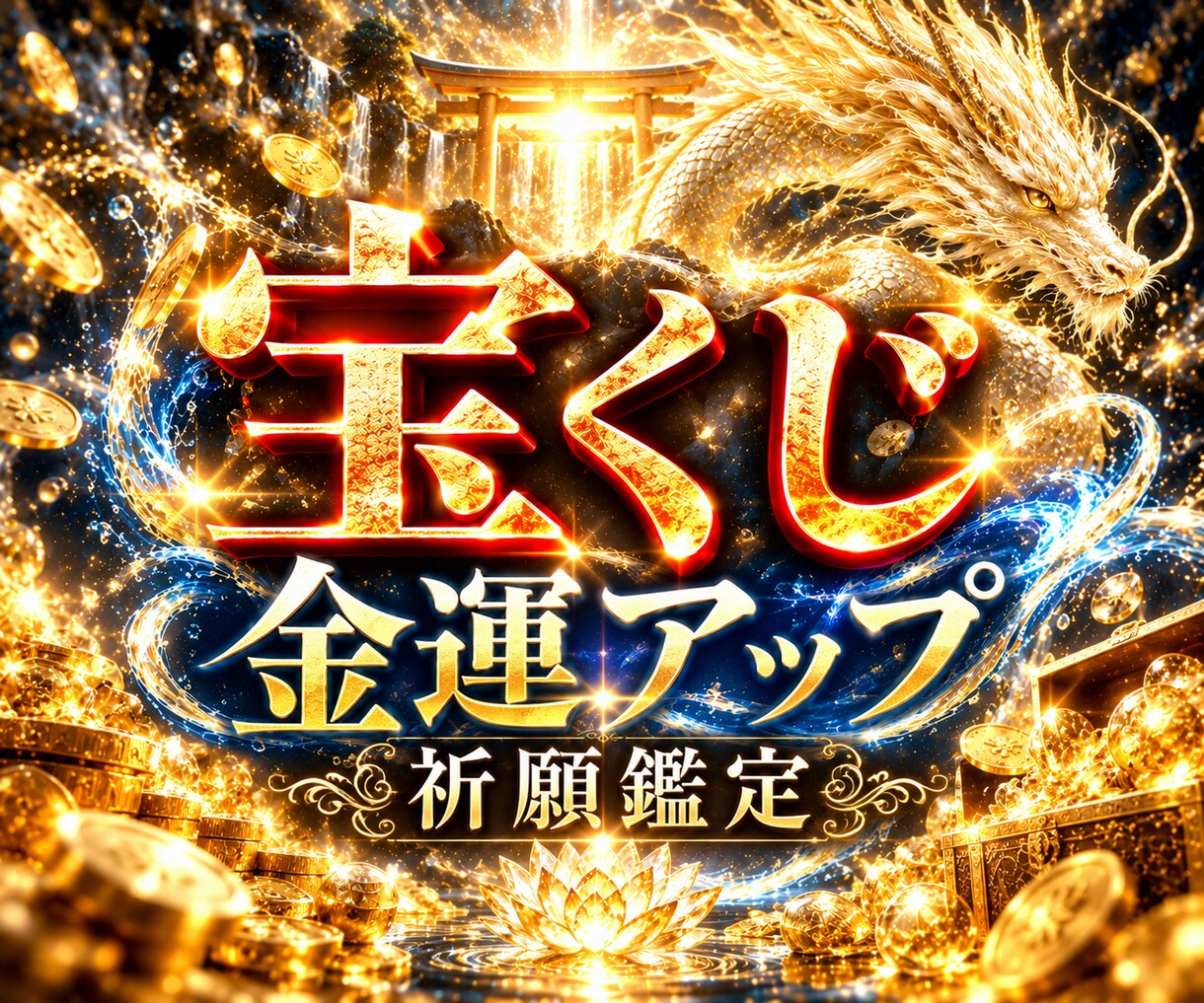 宝くじが素通りする｜福水脈と買う開運日を霊視します 金運アップの当選祈願も｜一粒万倍日・天赦日・辰の日… イメージ1