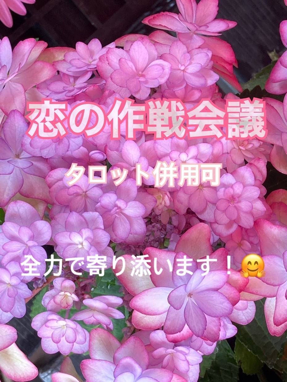 恋愛相談乗ります 恋は盲目、悩んだ時はご相談ください。タロット鑑定も可 イメージ1