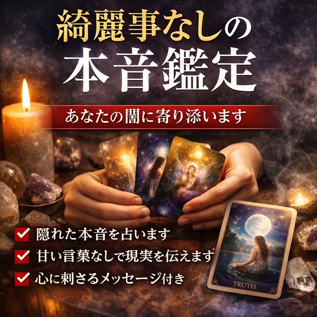 初心者歓迎｜優しく寄り添うオラクル鑑定します 現実に寄り添うオラクルメッセージ イメージ1