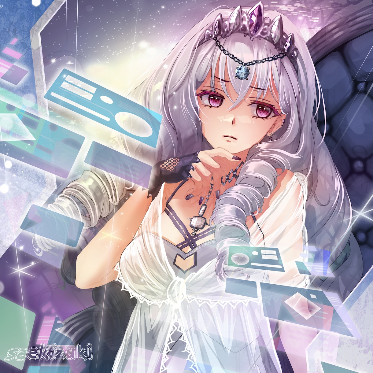 イラスト制作します キャラクターメインイラスト　背景あり イメージ2