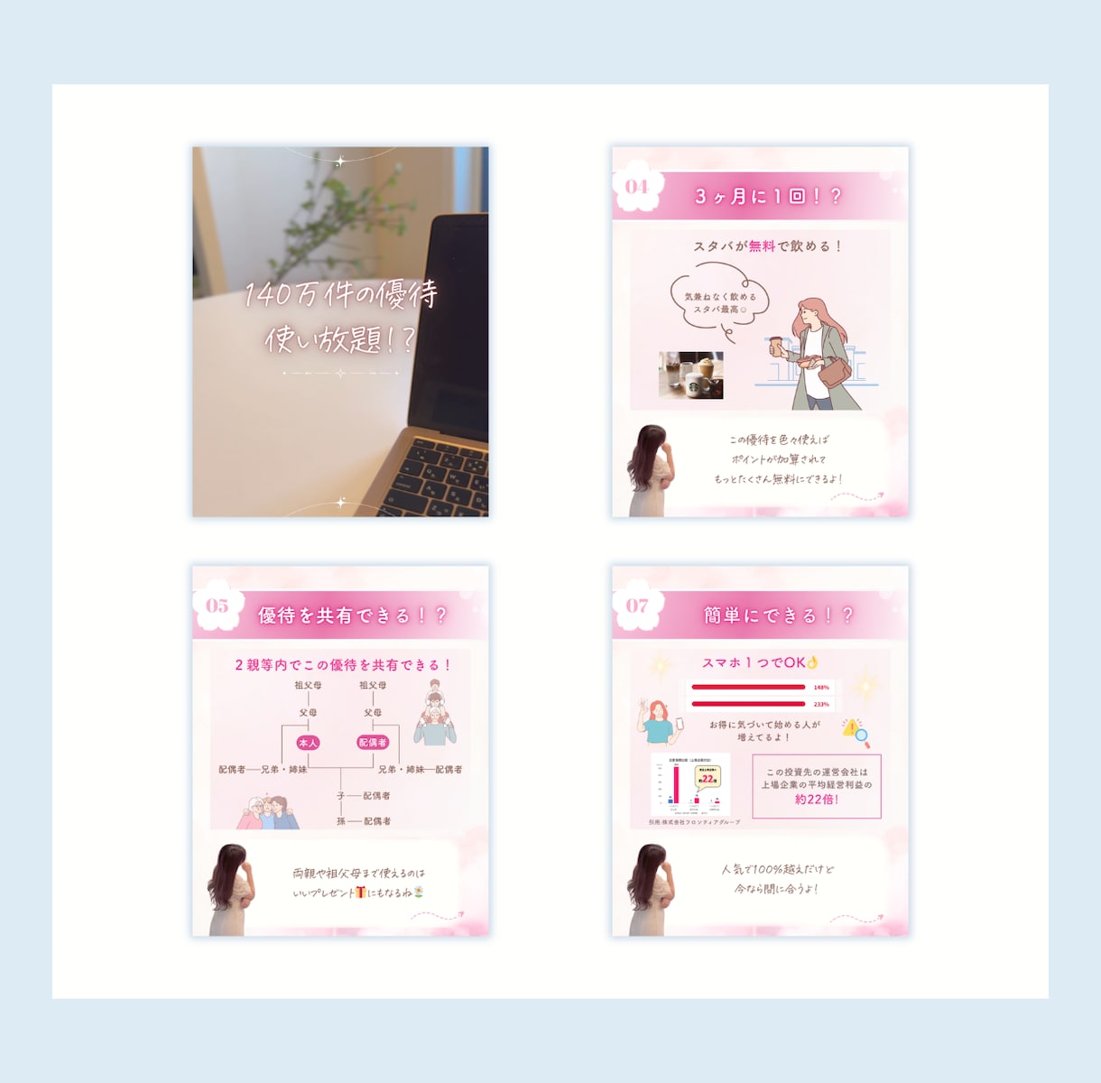 Instagram投稿画像をCanvaで作成します デザインが苦手な方でも安心◎やさしく伝わる投稿を作成します イメージ4