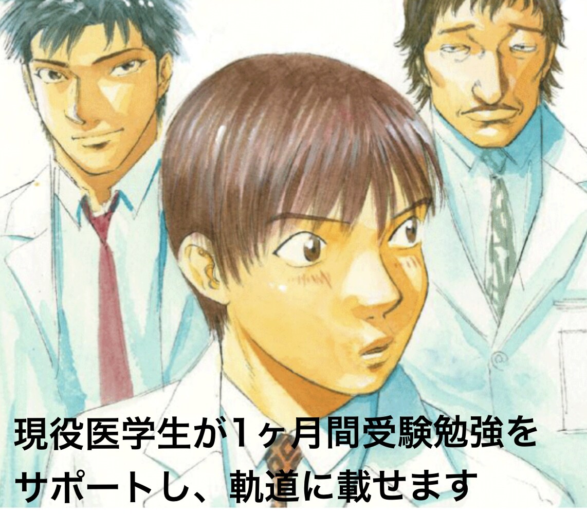 現役医学生が受験勉強を1カ月サポートします チャットで学習管理等を行います イメージ1