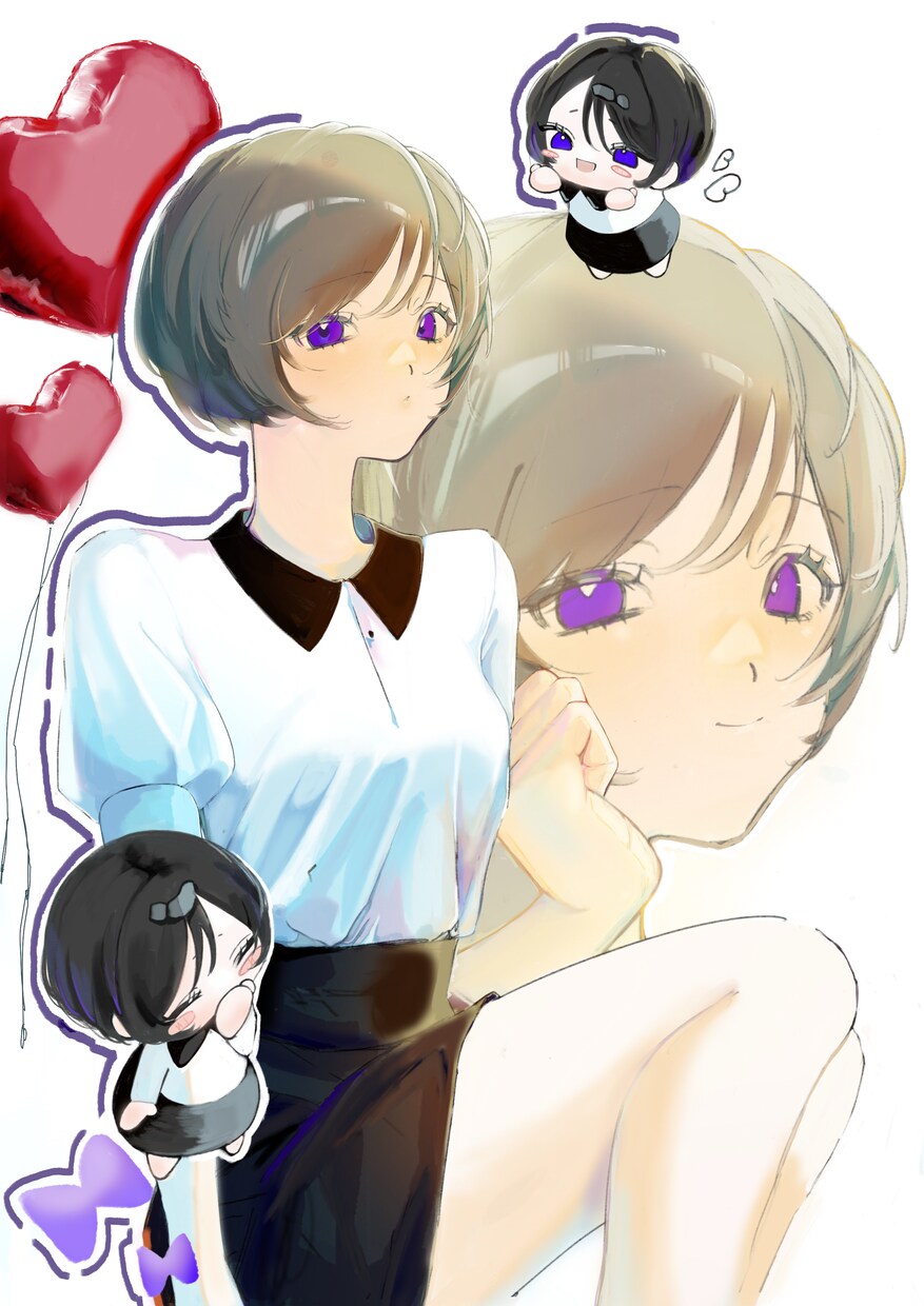 商用◎立ち絵、アイコン等のイラスト描きます 修正無制限！納得のいくまでとことんお付き合いいたします！ イメージ1