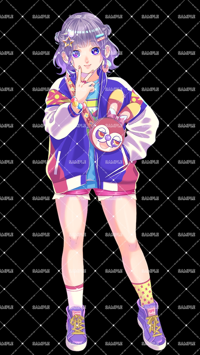 原宿系幼い少女の立ち絵イラストセット販売いたします TRPGや動画で使えるキャラクターイラスト！ イメージ2