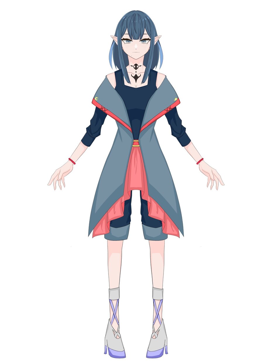 VTuberさんのキャラデザします VTuberさんのキャラデザインをします新衣装も可です イメージ2