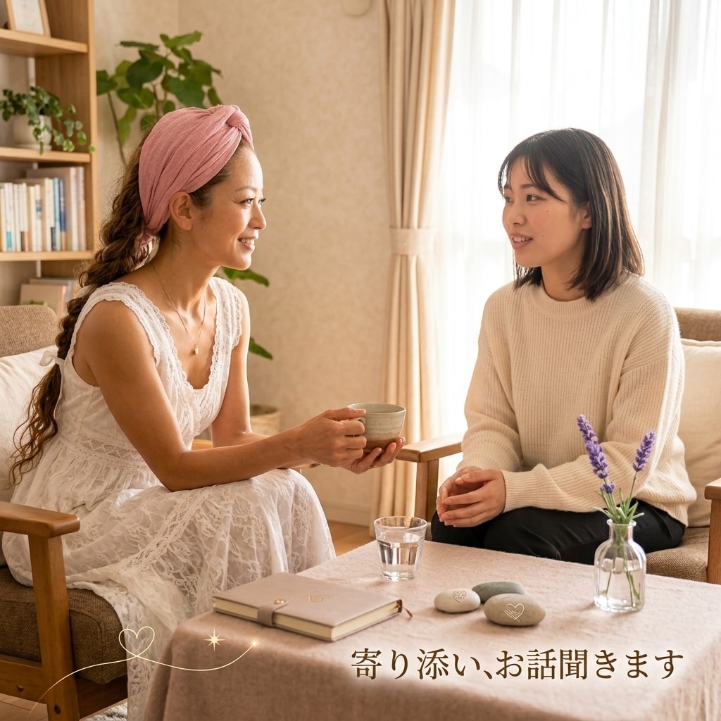 話すだけで心が軽くなる| 寄り添ってお話聞きます 相談実績200件以上｜否定なし・秘密厳守の傾聴カウンセリング イメージ2