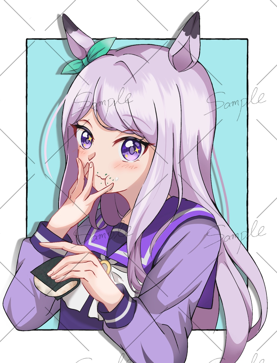 SNSアイコン・一枚絵をお描きします 【オリジナル限定！】引き込まれる瞳と透明感！ イメージ4