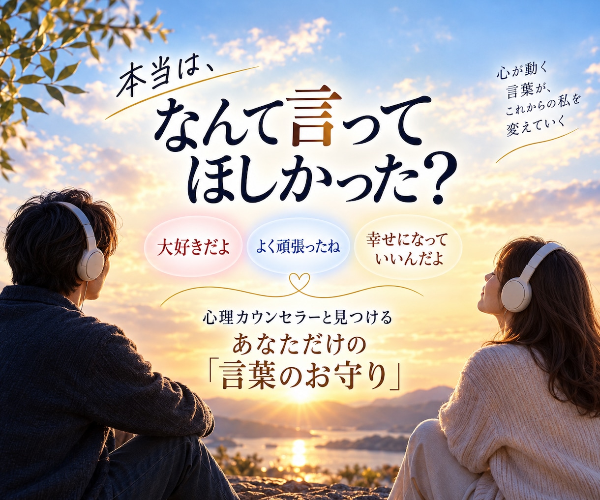 人生好転につながる「言葉のお守り」を作ります 本当に欲しかった言葉を一緒に見つけ、何度でも聴ける優しい声に イメージ1