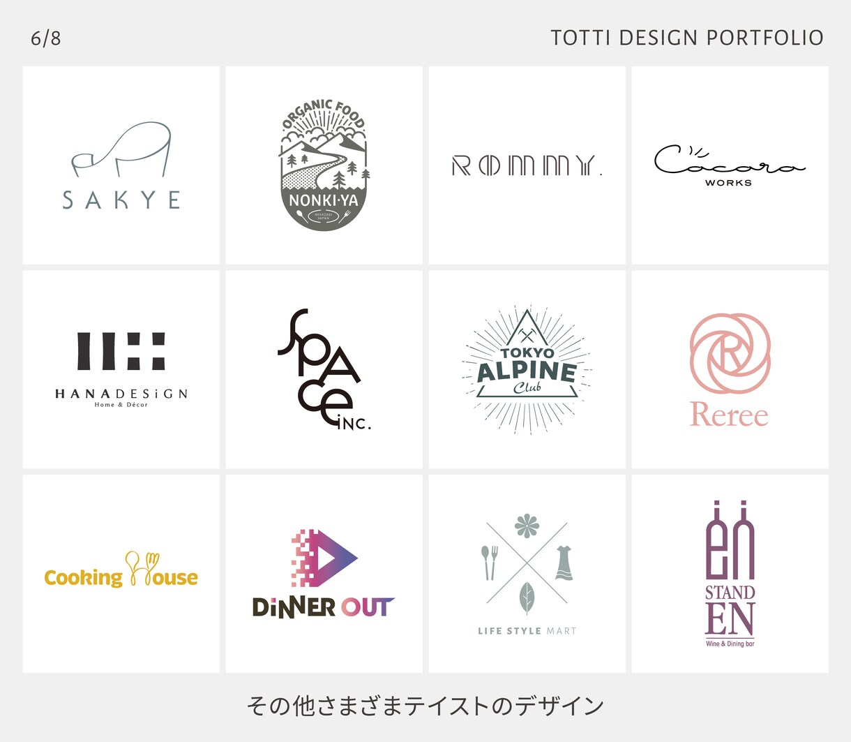 シンプルでスタイリッシュなロゴをデザインいたします 実績450企業以上のデザイナーがあなたの想いをカタチにします イメージ6