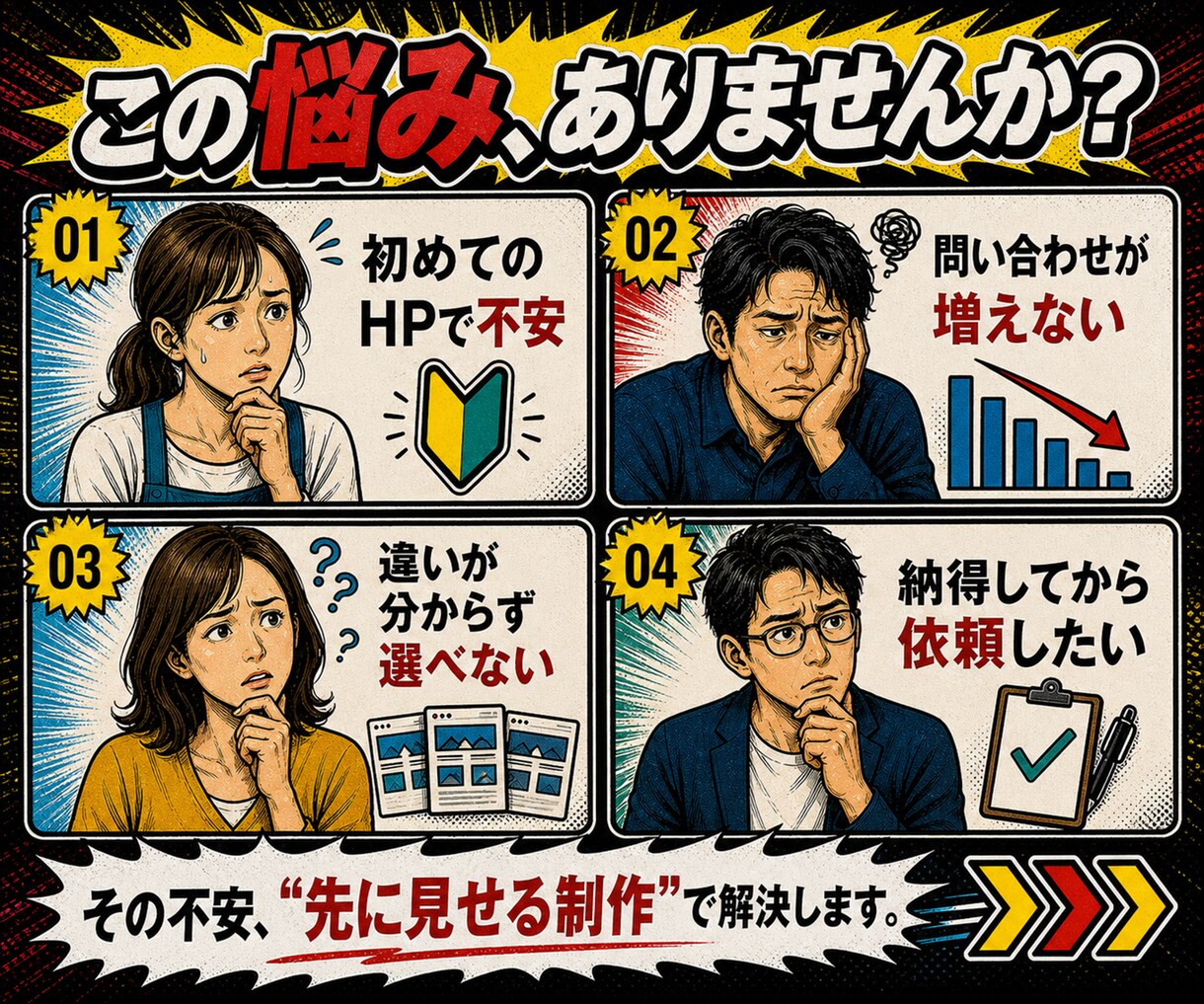 全額返金保証!!｜売上・集客が上がるHP作成します 戦略から作る！"すぐに"成果に繋がる高品質ホームページ制作！ イメージ8