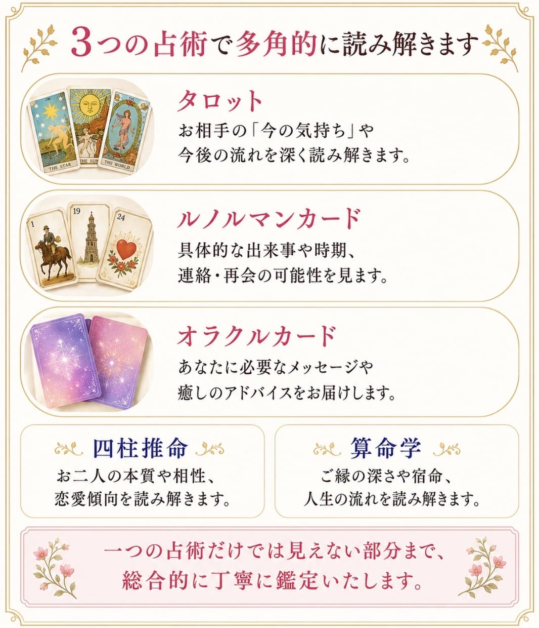 この恋の結末は？結婚できる可能性を占います 結婚・運命の人・恋愛占い・片思い・相性・本音・未来・ご縁 イメージ4