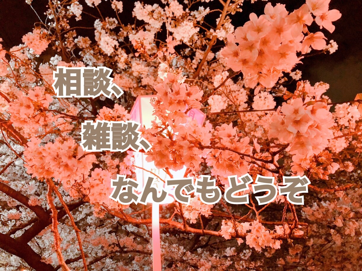 相談・雑談なんでも。話し相手になります 20代営業職（HSP）がお付き合いします✿ イメージ1