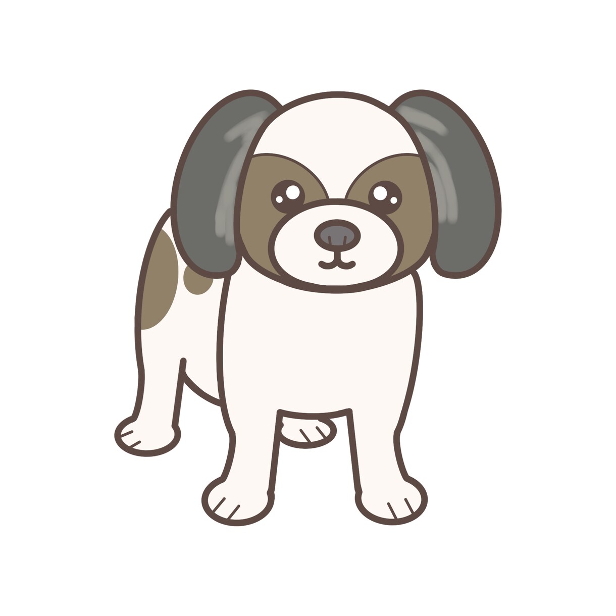 愛犬、愛猫の似顔絵ゆるキャライラストを描いています 大切な愛犬愛猫のイラスト⭐︎自分用やプレゼントにも最適です♪ イメージ3