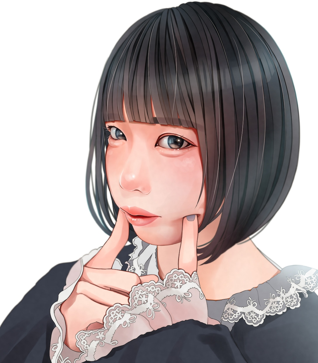 リアルすぎないリアルなタッチで似顔絵描きます プレゼント、イベント用など各種用途に対応します イメージ3