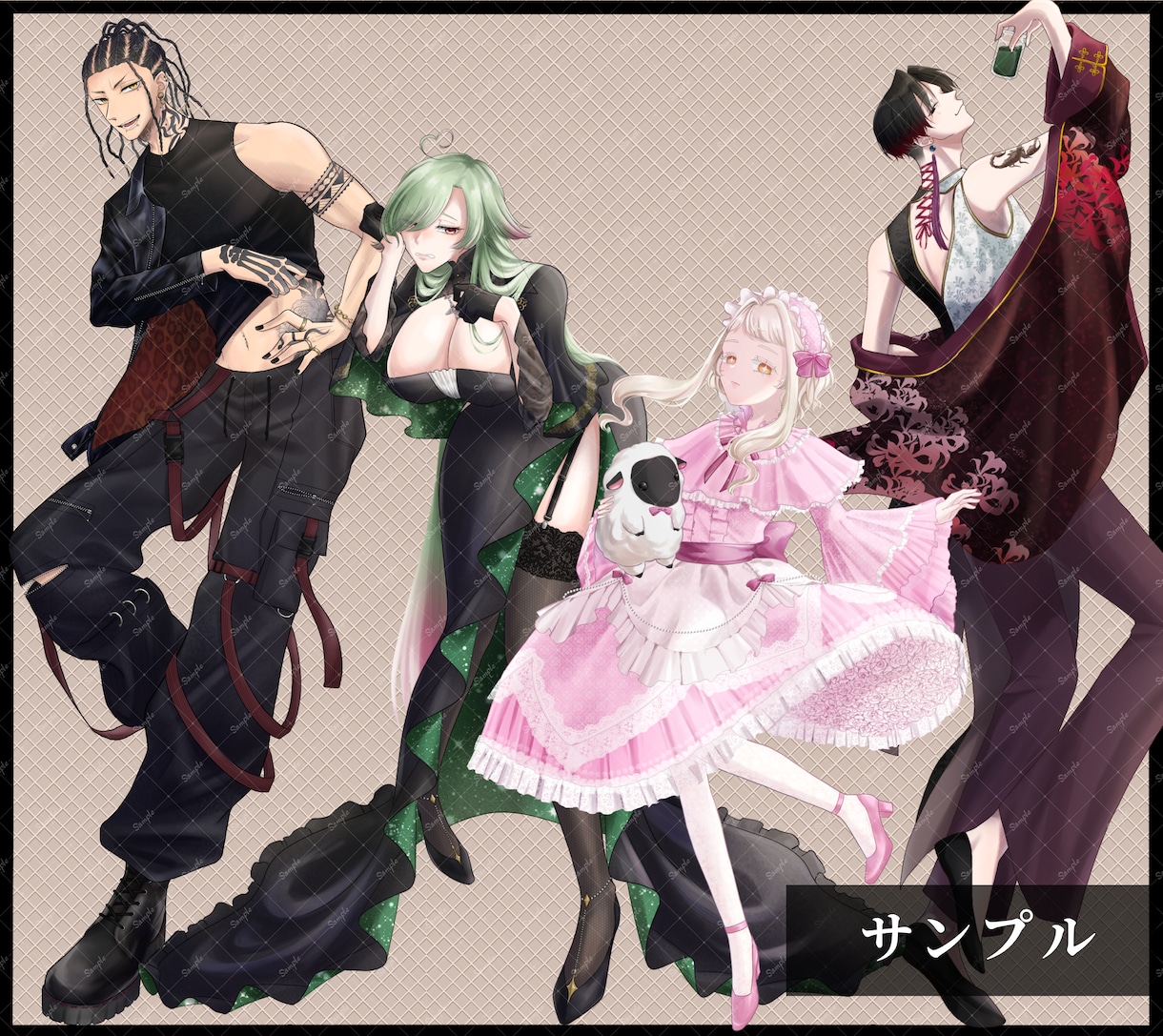 TRPGなどの立ち絵作成します 貴方のイメージを生きた現実に！ イメージ4