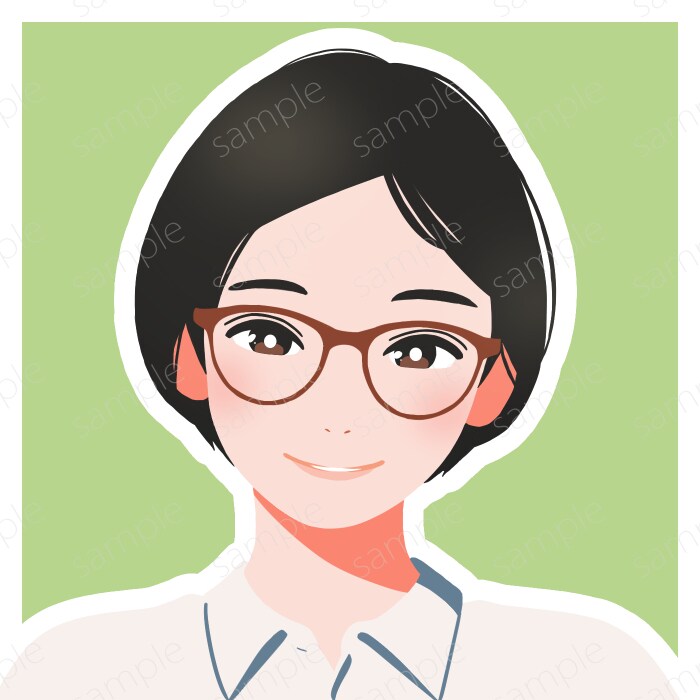 プロがアイコンを修正無料で描きます SNS等に使用できる主線なしのやさしい雰囲気のアイコンです イメージ4